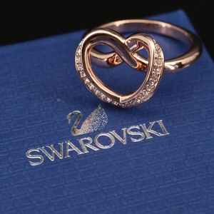 Swarovski Rose Gold Cupidon Ring NIB